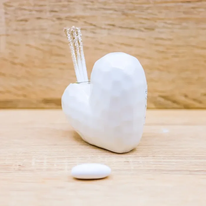 Profumatore Piccolo Cuore Bianco Claraluna - immagine 2