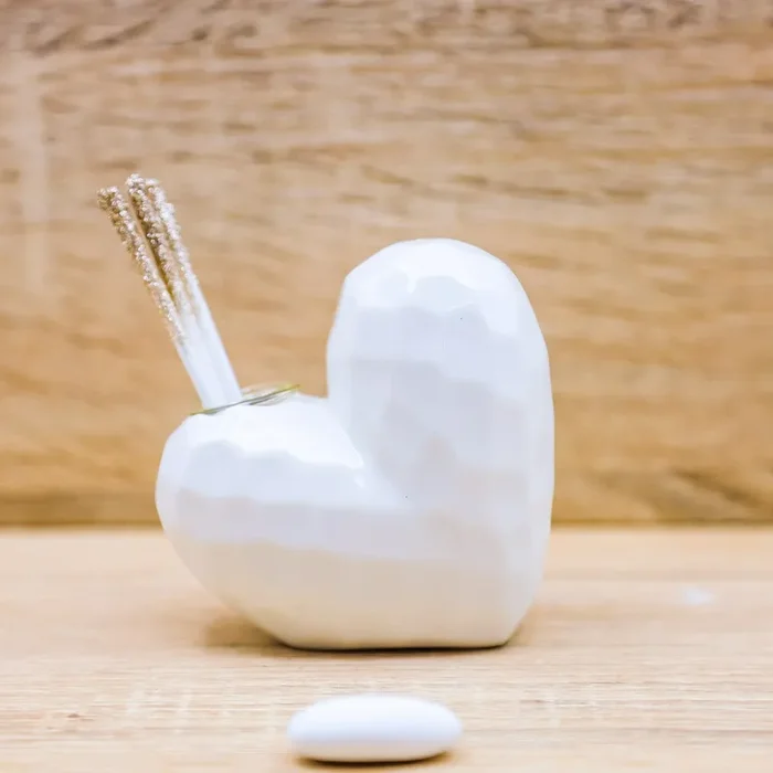 Profumatore Piccolo Cuore Bianco Claraluna - immagine 3