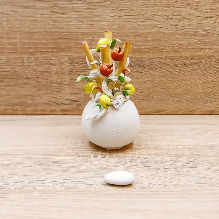 Profumatore Piccolo Linea Frutta Porcellana di Capodimonte