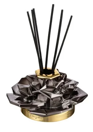 PROFUMATORE ROSA CANNA DI FUCILE IN MARMORINO CON BASE ORO (diam.11cm) Vendita online