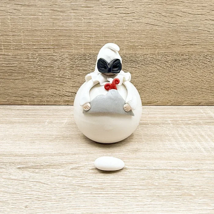 Pulcinella con Vesuvio Bella Napoli