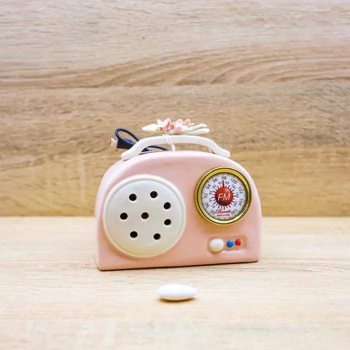 Radio Cassa Bluetooth Porcellana Rosa Sconti