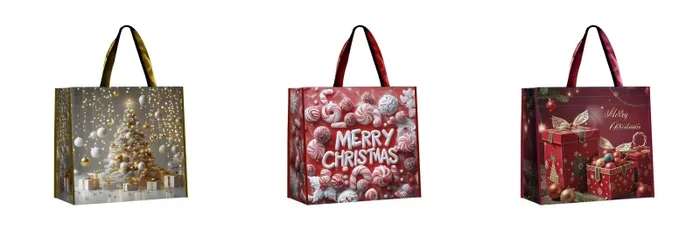 Regalo Italiano Borsa PP Natale 43 x 15 Cm H 37 Cm Ass. Multicolor 1 Pz Vendita calda