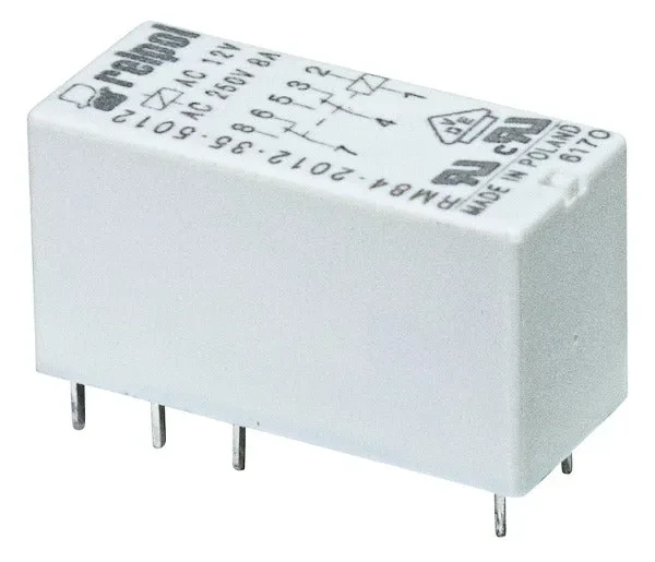 Relè Elettromagnetico Relpol 12VAC DPDT 8A – RM84-2012-35-5012 | LED-Mobile