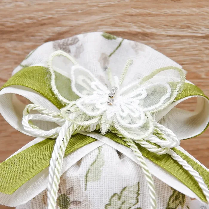 Sacchettino Parigi con Farfalla - immagine 2