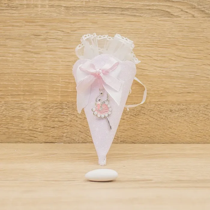 Sacchetto Cono con Ciondolo Ballerina