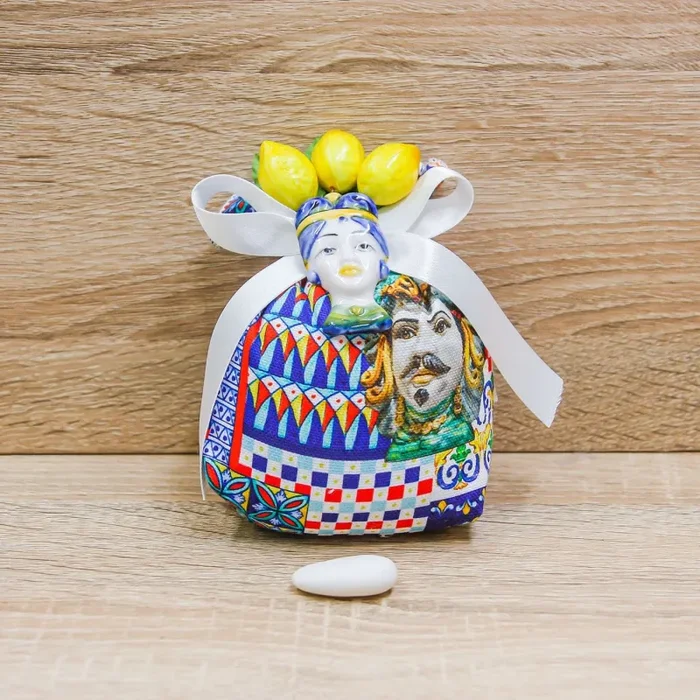 Sacchetto Decori con Testa Moro Donna