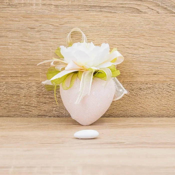 Sacchetto Sapone Profumato Cuore Rosa La Vie en Rose