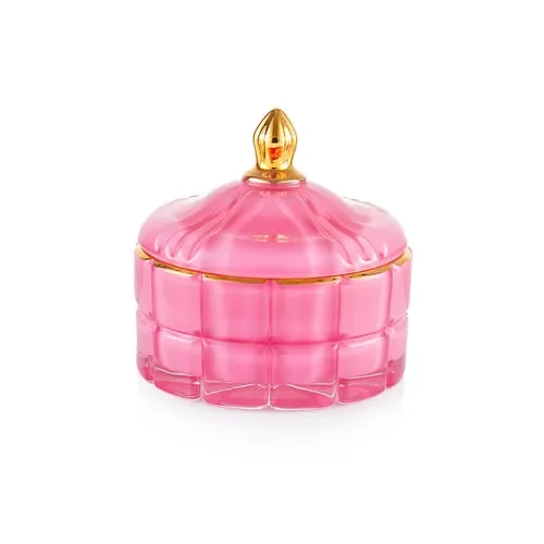 SCATOLA IN CRISTALLO CIPRIA (10.4×10.4xh.10.3cm)