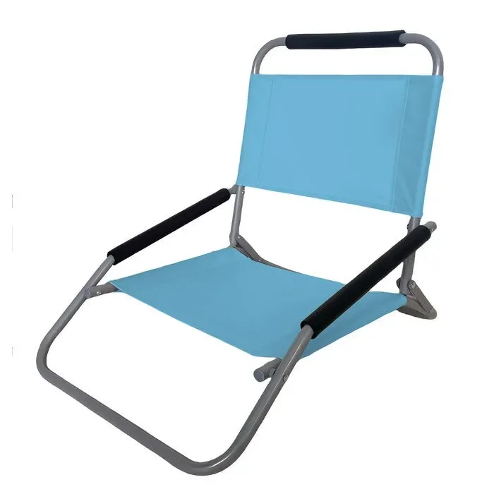 Sedia pieghevole bassa da spiaggia e campeggio