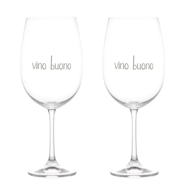 SET 2 CALICI IN VETRO SOFFIATO Fornitura