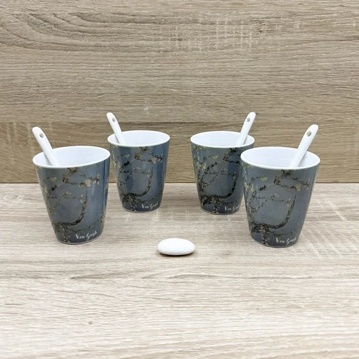 Set Tazzine “Ramo di mandorlo in fiore” di Van Gogh Enesco