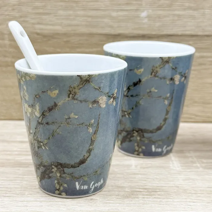 Set Tazzine “Ramo di mandorlo in fiore” di Van Gogh Enesco - immagine 2