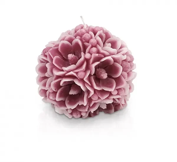 SFERA PICCOLE MAGNOLIE VIOLA DIAMETRO 13CM