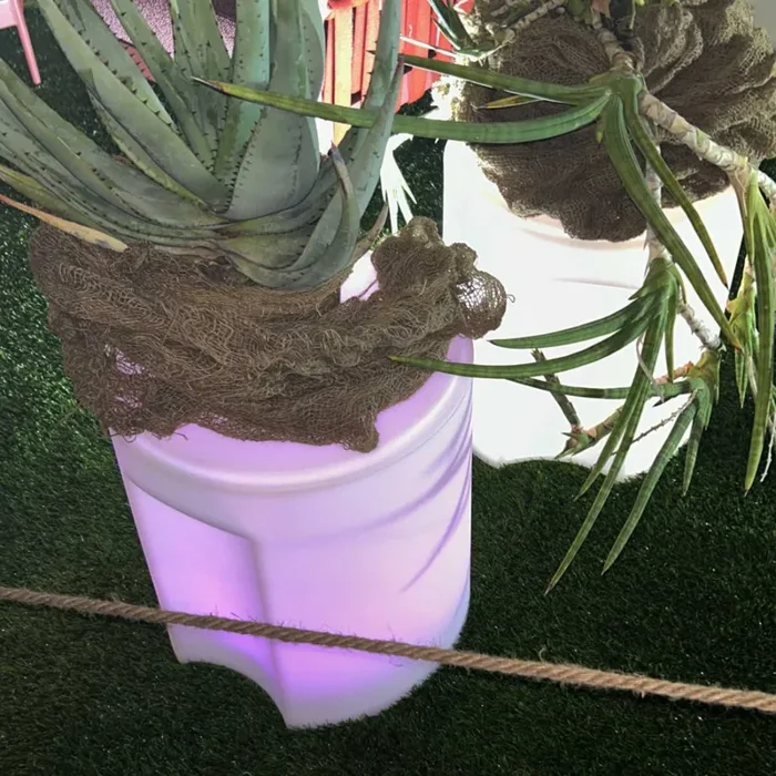 SINED Sgabello Luminoso Kamis Sgabello Luminoso Solare Bianco - immagine 2