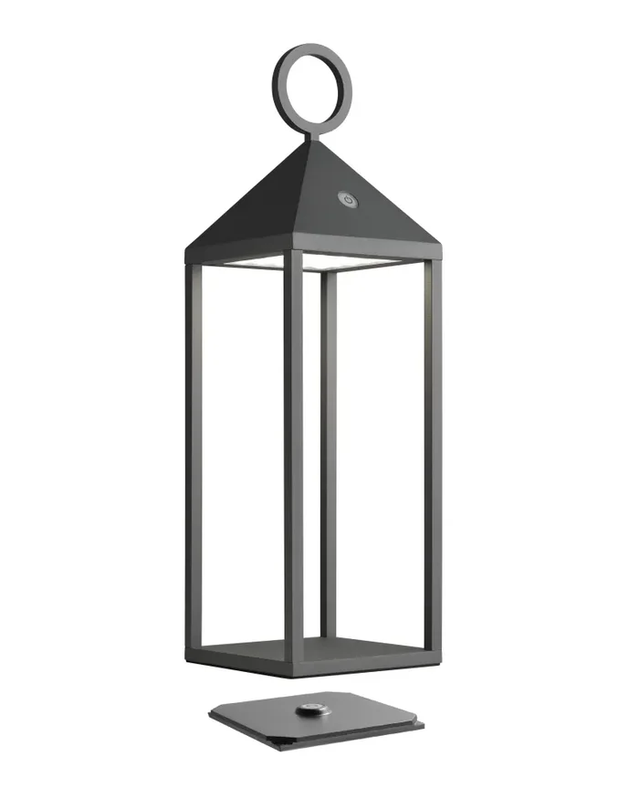 Sompex Cargo 2.0 Lanterna Ricaricabile per Esterni Antracite 47X14