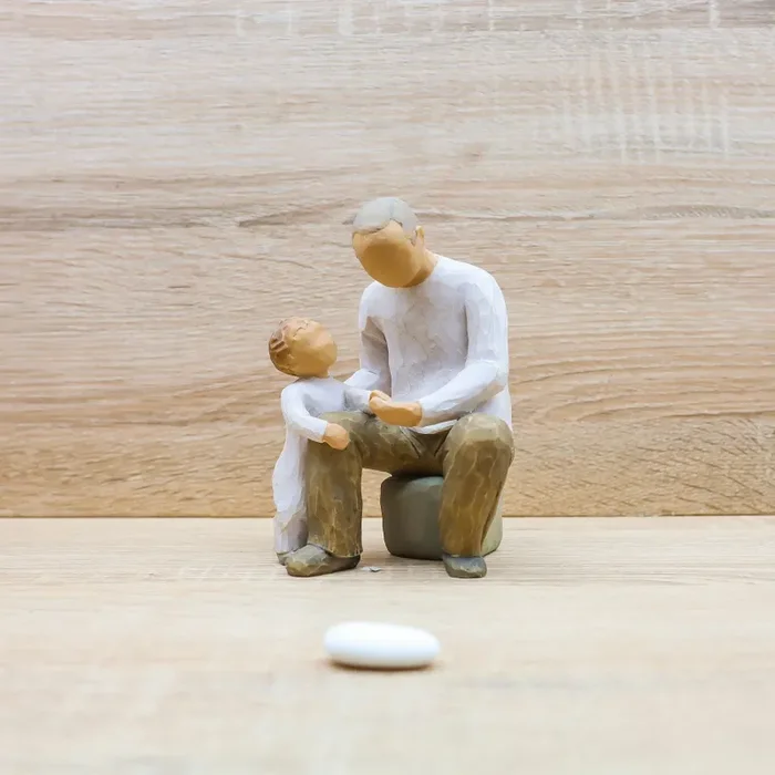 Statua Nonno e Nipote Willow Tree