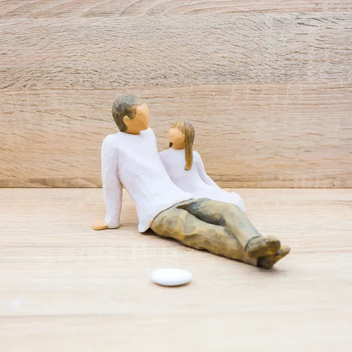 Statua Padre e Figlia Willow Tree
