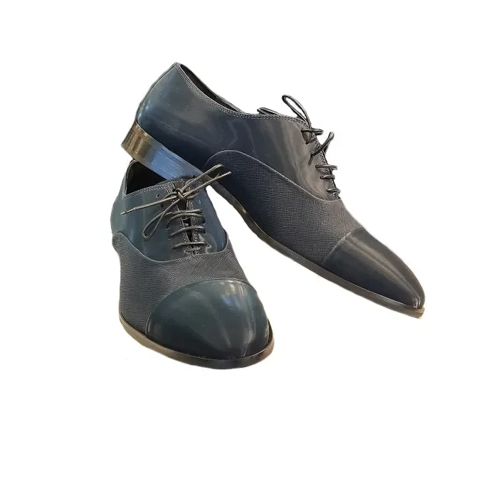 Stringante uomo Carlo Pignatelli art 7200M colore blu misura a scelta