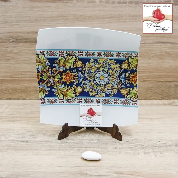 Svuotatasche Piccolo Floreale in Blu Prendimi per Mano Solidale