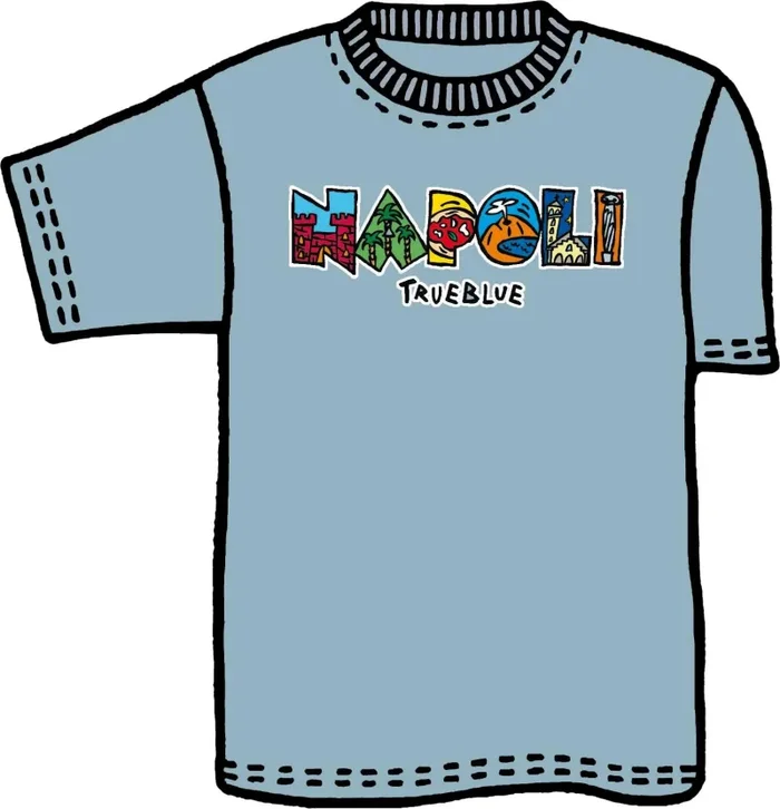 T-shirt Colore&Calore Tempio True Blu Bambino Sconti