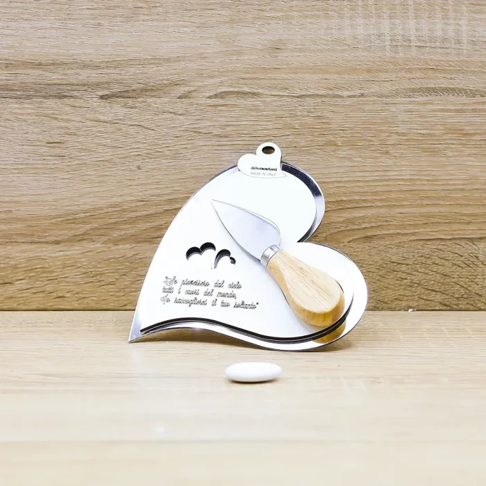 Tagliere Cuore Piccolo con Frase Debora Carlucci Moda