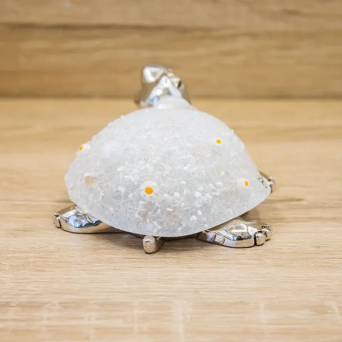 Tartaruga Argento, Corazza con Fiori Lully Argenti Vendita online - immagine 2