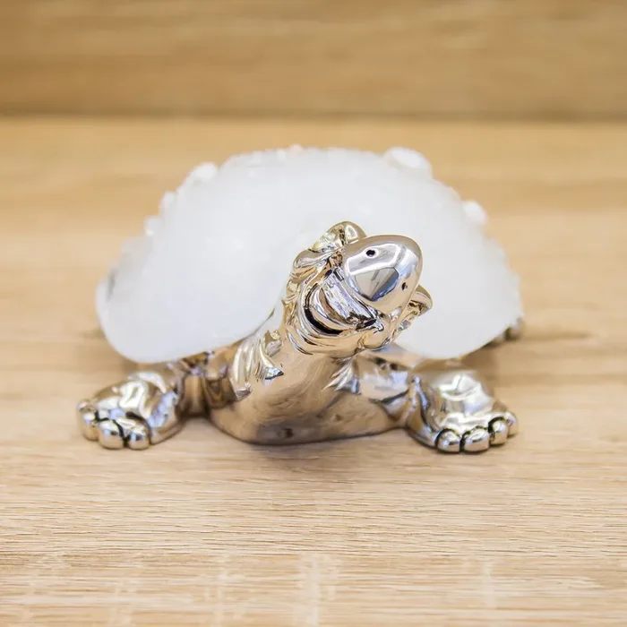 Tartaruga Argento, Corazza con Fiori Lully Argenti Vendita online - immagine 3