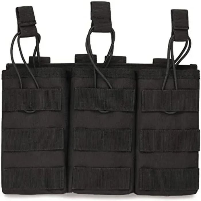 Tasca Tripla Porta Caricatore M4/M16 Black
