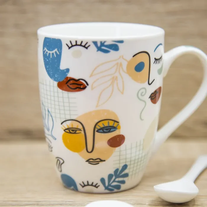 Tazza con Volti Enesco In saldo - immagine 2