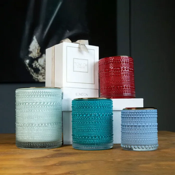 Tom Ch London Candela in Vetro Piccola con Coperchio Nera - immagine 2