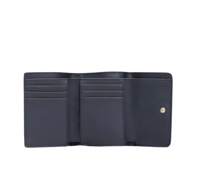 Tommy Hilfiger Portafoglio grande da donna Th Distinct Trifold Wallet Mono art AW0AW17257 - immagine 3