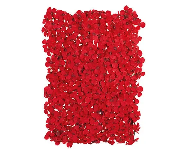 Tono Su Tono Pannello Ortensia 60 x 40 Cm Rossa Vendita calda