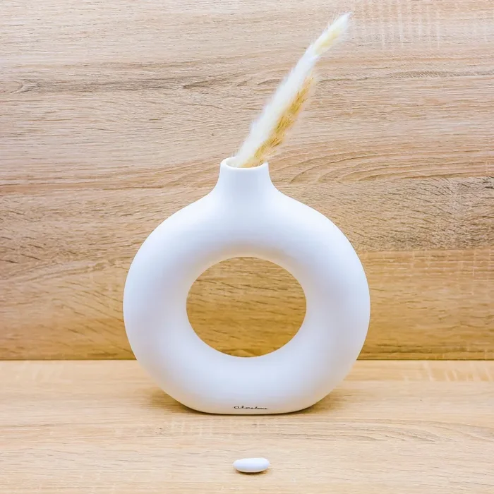 Vaso con Pampas Claraluna