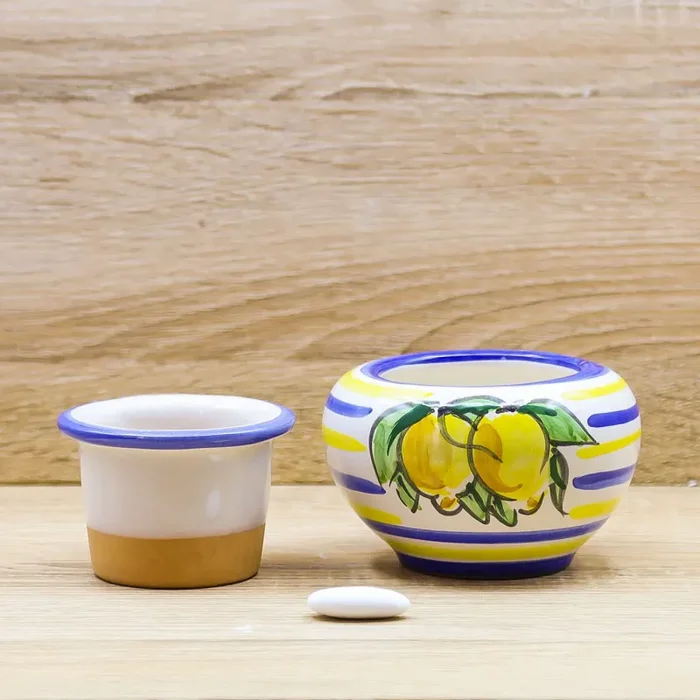 Vaso decoro Vietrese Il Borgo di Vietri Fornitura - immagine 2