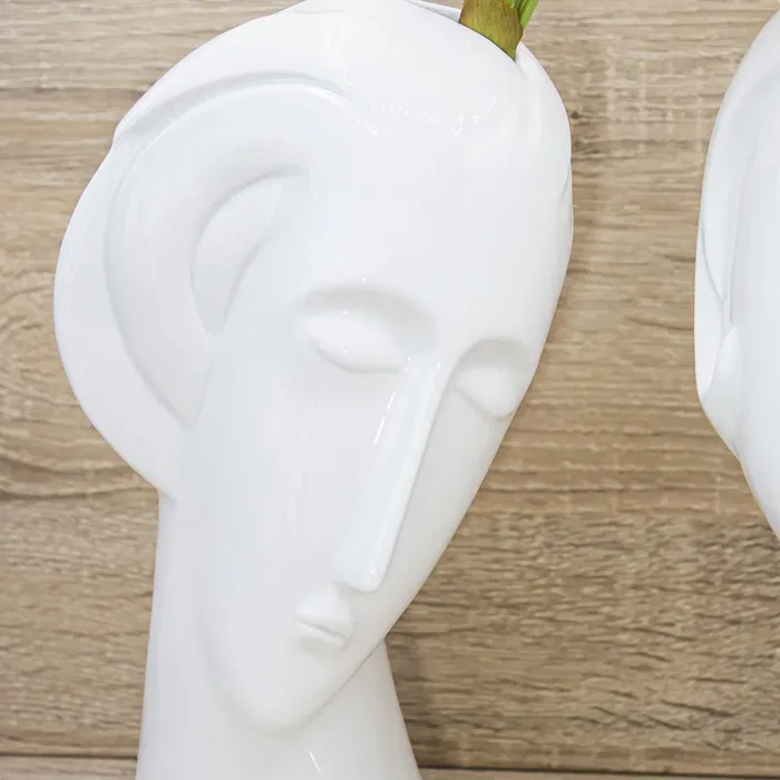 Vaso Viso Modigliani Cuore Matto Solidale - immagine 2