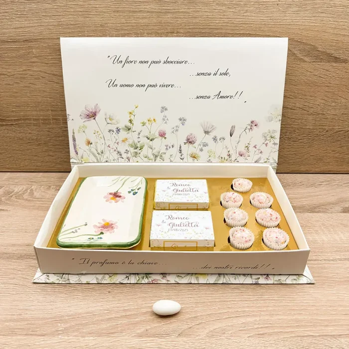 Vassoio Fiori con Saponi Marla Collection Moda