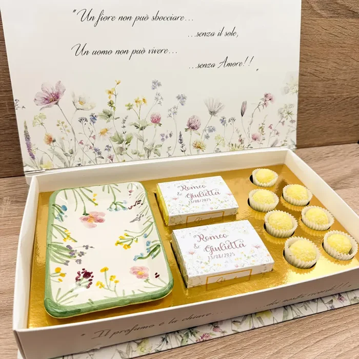 Vassoio Fiorito con Saponi Marla Collection - immagine 2