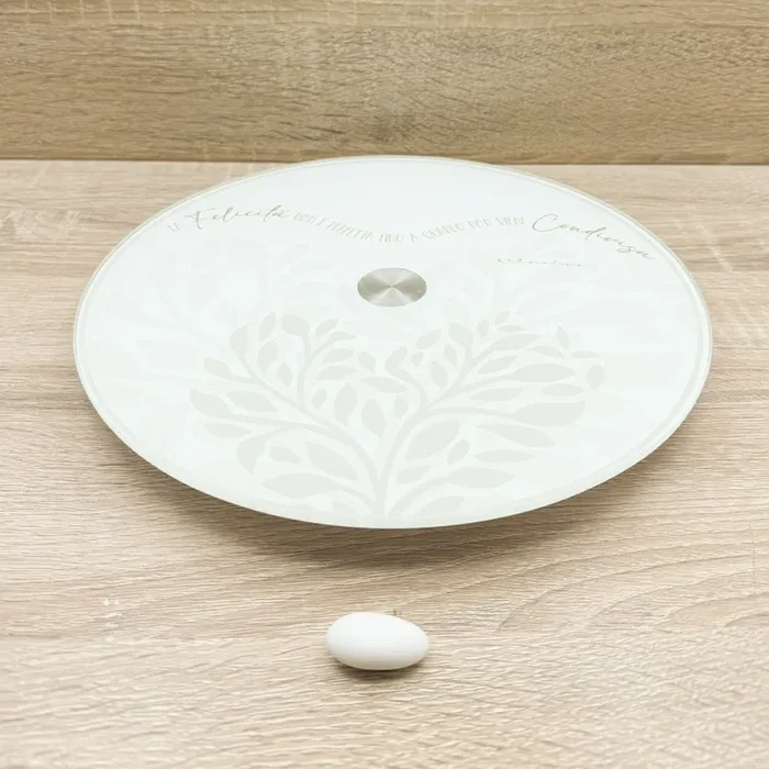 Vassoio Girevole Cuore Verde Claraluna