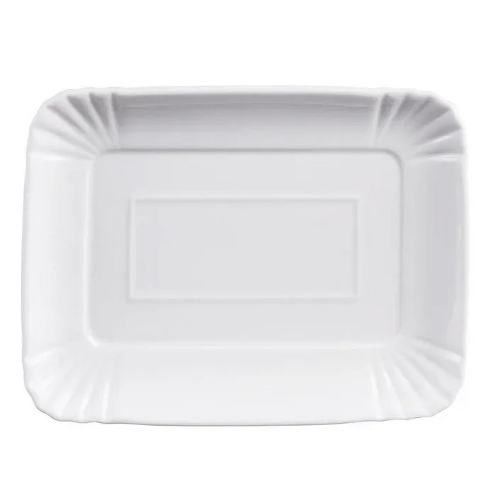Vassoio rettangolare in porcellana Saldi