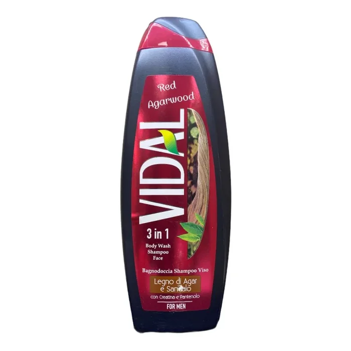 Vidal bagno schiuma red agarwood men 500 ml