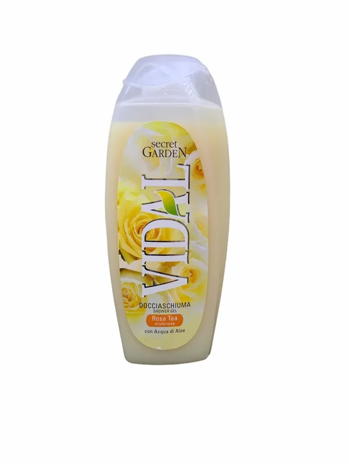 Vidal doccia schiuma secret garden rosa tea 250 ml In saldo