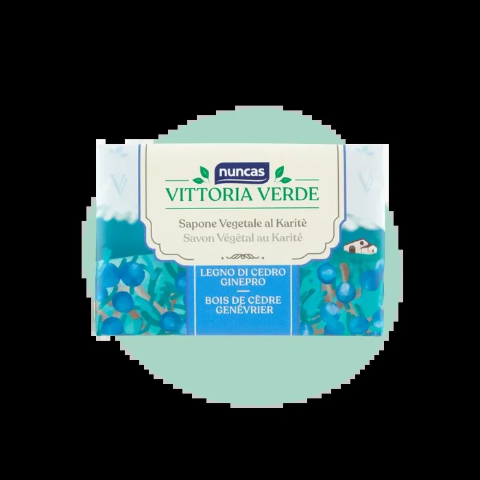 Vittoria Verde Saponi Cremosi Legno di Cedro e Ginepro – 125g