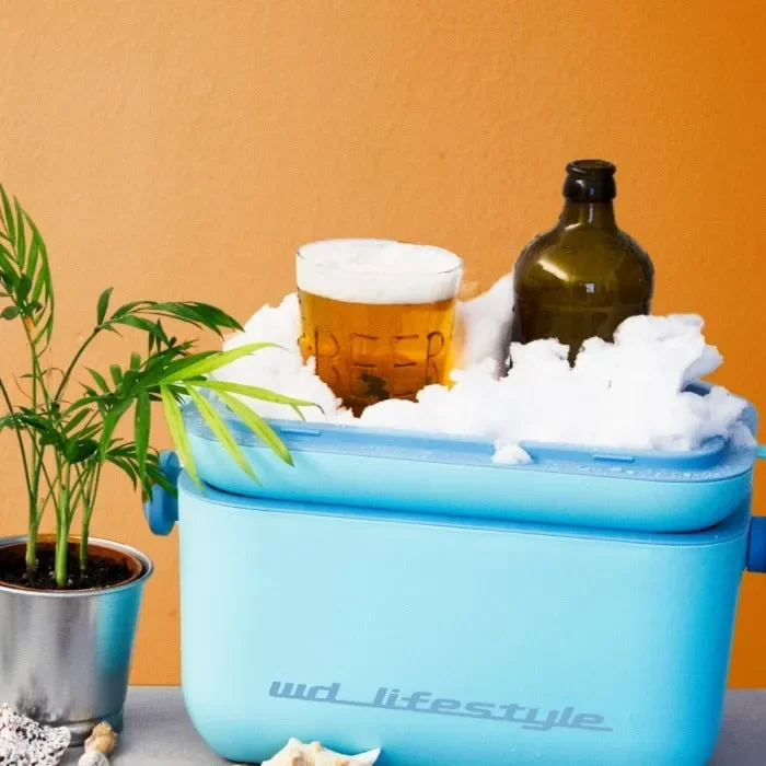 WD LifeStyle Bicchiere da Cocktail Vetro Borosilicato Cc 500 Ml Scritta Beer - immagine 2