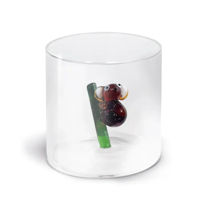 WD LifeStyle Bicchiere Vetro Borosilicato Cc 250 ml Decoro Koala