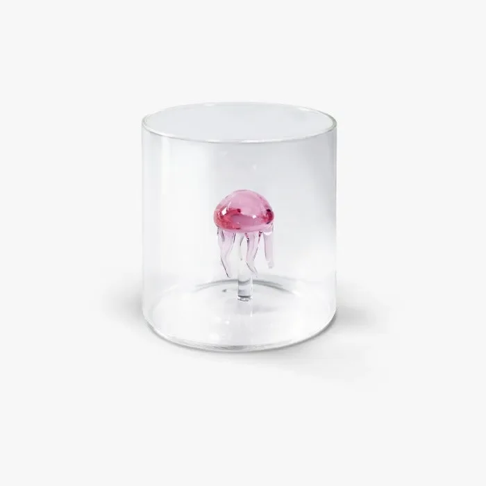 WD LifeStyle Bicchiere Vetro Borosilicato Cc 250 ml Decoro Medusa