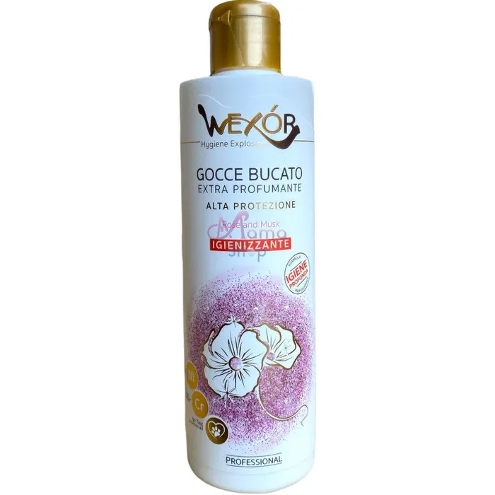 Wexor gocce bucato extra profumante al profumo di rose e musk 235 ml