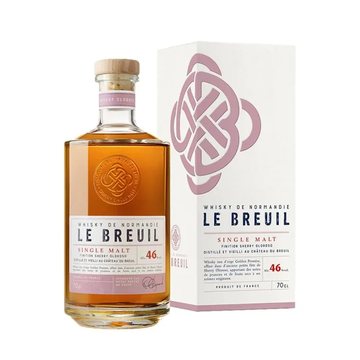 Whisky Le Breuil Single Malt Sherry Oleoso 70 Cl. Vendita calda online