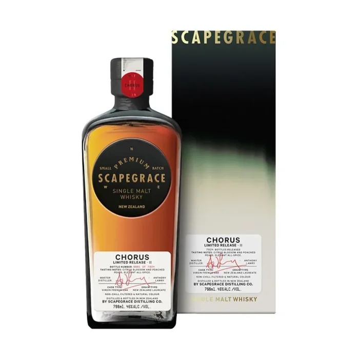 Whisky Scapegrace Chorus Single Malt 70 Cl