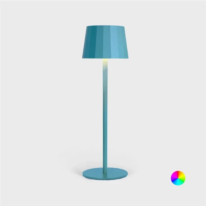Wilmà Wilma Rainbow Led Lampada da Tavolo Colore Azzurro